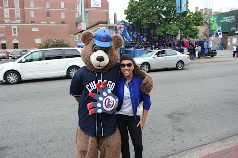 Chicago Cubs Bear Mascot