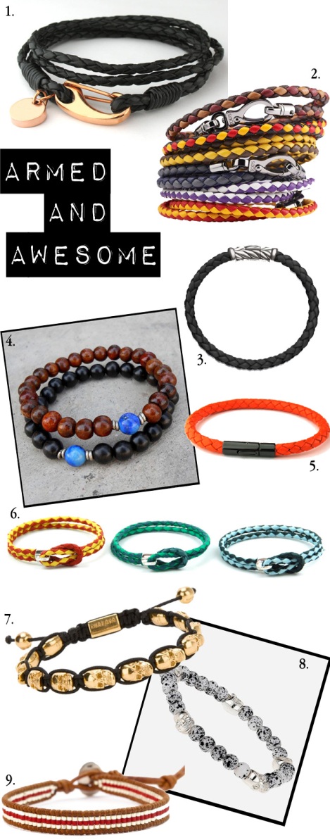 Mens Stackable Bracelet Styles for Summer Armed and Awesome by Tiffany Pinero